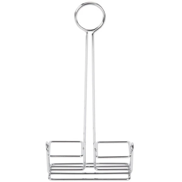 American Metalcraft WSPR3C Chrome Salt and Pepper Rack 5.75" x 2.25" x 12"