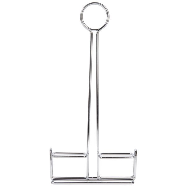 American Metalcraft WSPR3C Chrome Salt and Pepper Rack 5.75" x 2.25" x 12"