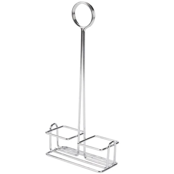 American Metalcraft WSPR3C Chrome Salt and Pepper Rack 5.75" x 2.25" x 12"