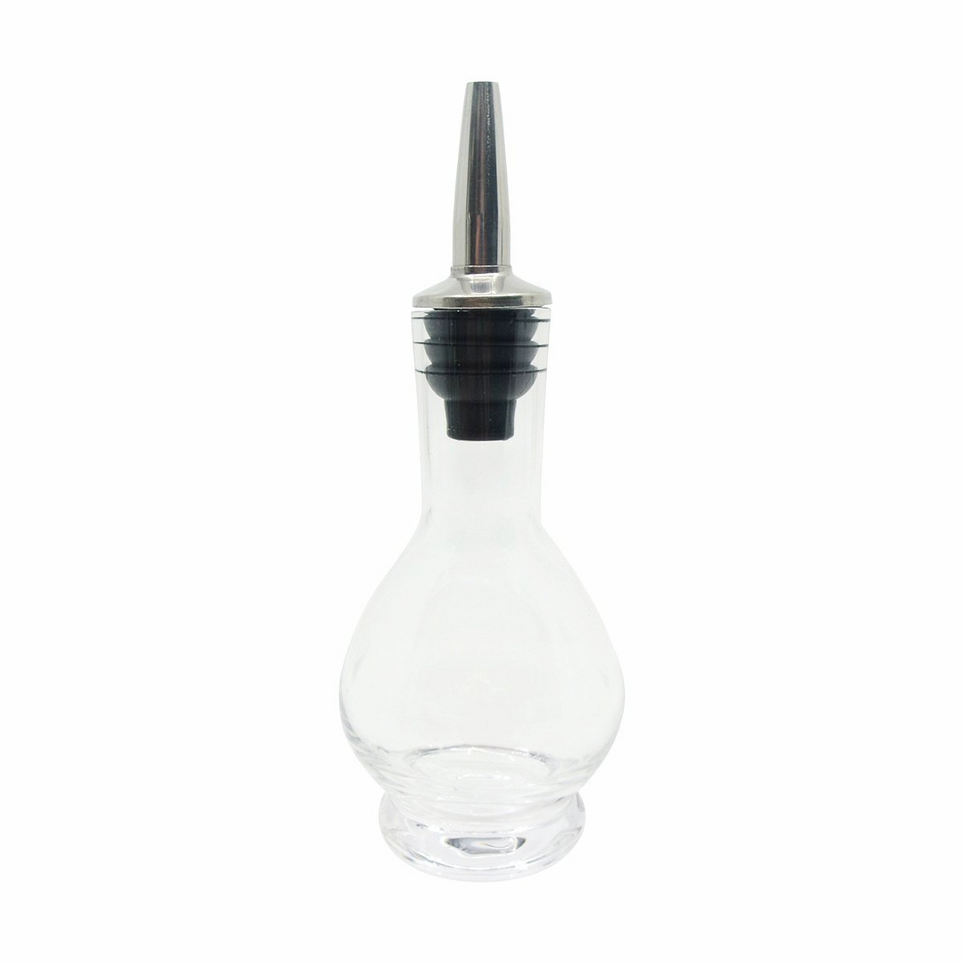 American Metalcraft BB3 2 oz Glass Bitter Bottle