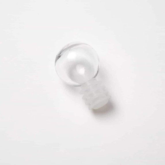 American Metalcraft GSC2 Clear Glass with Silicone Stopper