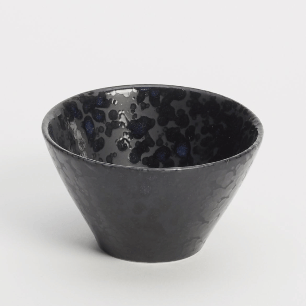 American Metalcraft PBL7 7 oz Black Artisanal Round Porcelain Bowl