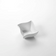 American Metalcraft SQVY3 5 oz Square Wavy White  Porcelain Sauce Cup