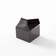 American Metalcraft MCB300 3 oz Black Satin Stainless Steel Milk Carton Creamer