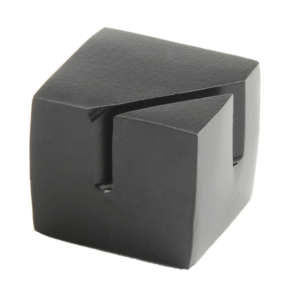 American Metalcraft BLCHS1 Black Hammered Aluminum Angel Cut Square Card Holder