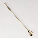 American Metalcraft BSG12 12" Stainless Steel Gold Weighted Bar Spoon