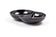 Cheforward Create 15011142001 33 oz Black 2 Compartment Oval Bowl 10"