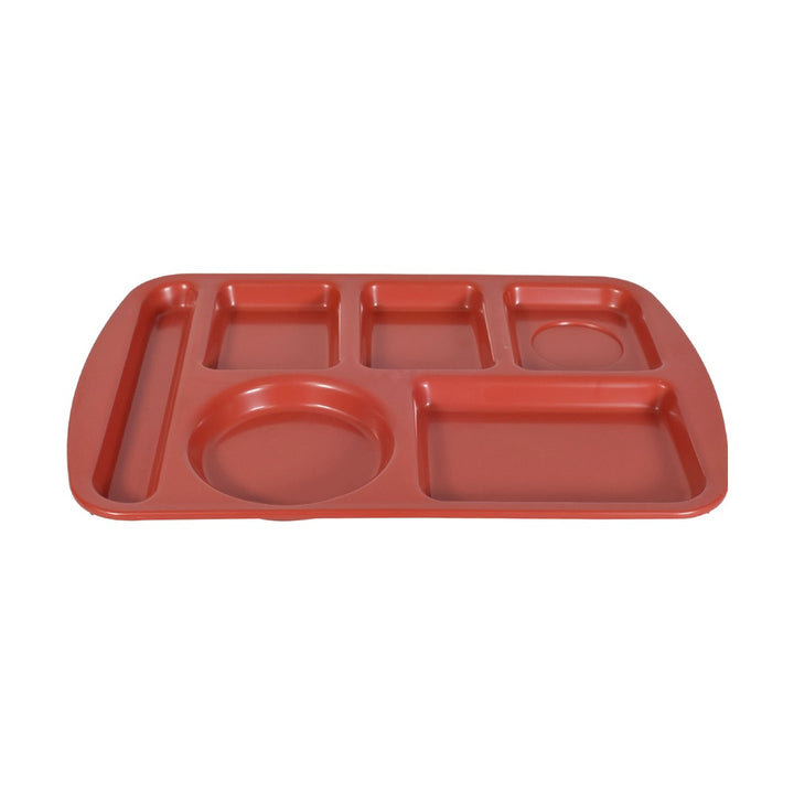 Parade Plastics Red ABS Compartment Tray 10" x 15"