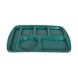 Parade Plastics Green Compartment Tray 10" x 15"