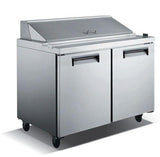 Adcraft 60 Inch Sandwich Prep Table 2 Door | USSL-2D/60
