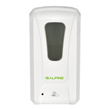 Alpine Industries 430-L Touch-Free Liquid Soap Dispenser White 1200mL