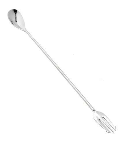 American Metalcraft BS13P 13"L Bar Spoon/Trident Fork American Metalcraft