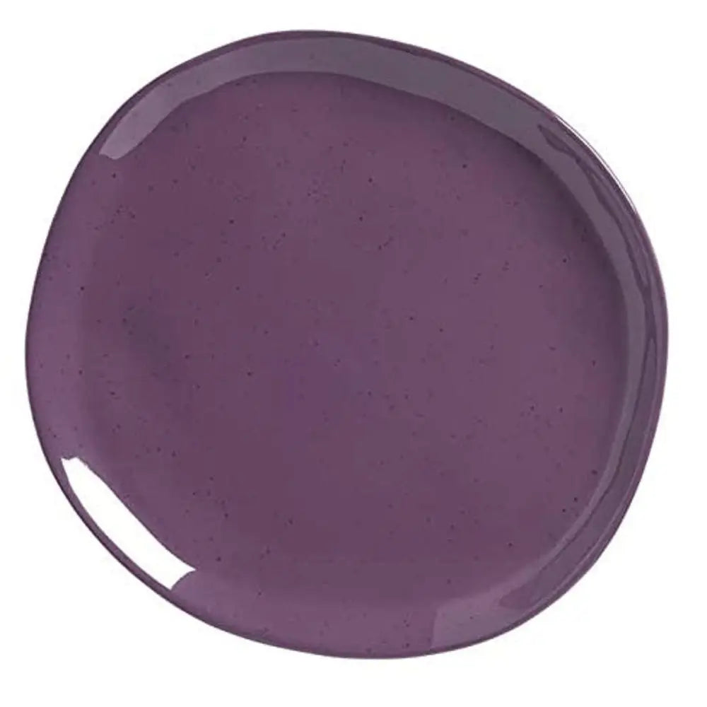 American Metalcraft 11 Inch Melamine Coupe Plate Speckled Dusk