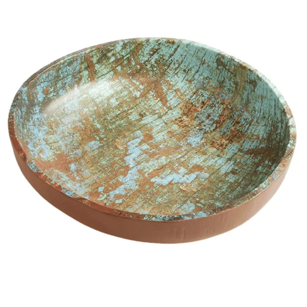 American Metalcraft RMB14 235 oz Melamine Bowl Reclaimed Wood