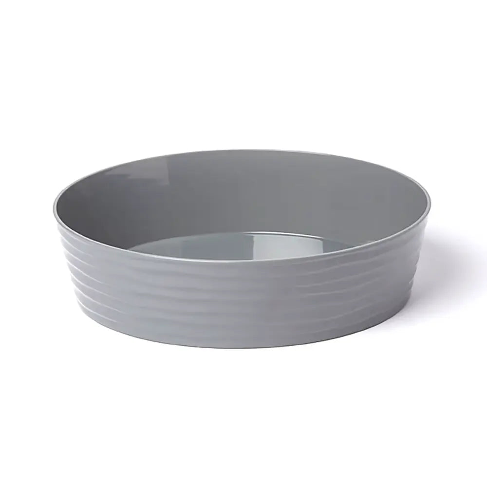 American Metalcraft B12G Gray Plastic Stackable Serving Bowl 118 oz