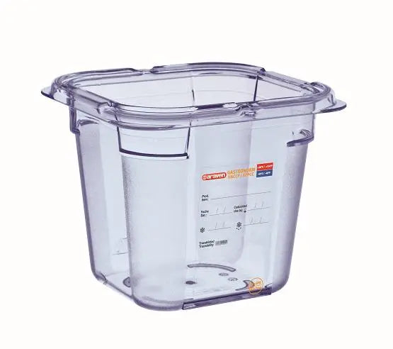 Araven 07798 1/6 Size Blue 6" Deep Food Pan Araven