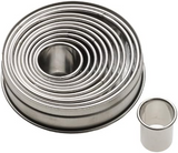Ateco 5357 Plain Round Cutter Set