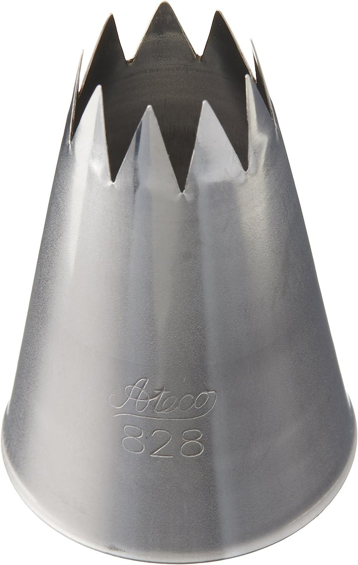 Ateco 828 SS Star Pastry Decorating Tip 5/8" Ateco