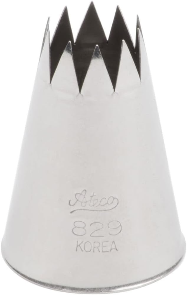 Ateco 829 SS Star Pastry Decorating Tip 11/16" Ateco