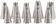 Ateco 830 10 Piece Star Pastry Decorating Tip Set