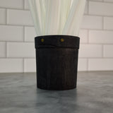 American Metalcraft PWBB4 Black Poplar Wood Box 4"