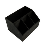 American Metalcraft PWBC7 Black Poplar Wood Coffee Caddy 7.5" x 6.5"