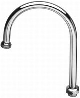 T&S Brass 133X Swivel Gooseneck Faucet 10-3/8" H 6-3/8" Clearance