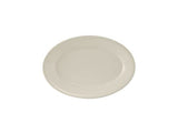 Tuxton TRE-033 Reno 7" x 4.625" Eggshell White Oval Platter