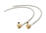 T&S Brass B-0230-KIT Inlet Kit 24 Inch Flex Supply Hoses