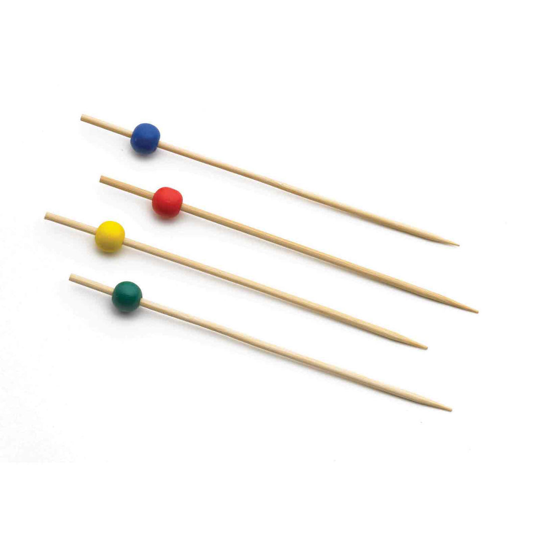 Tablecraft BAMBA45 4.5" Bamboo Pick Assorted Colors