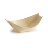Tablecraft BAMDB65 6.5 X 3.5 Disposable Pinewood Bowls Tablecraft