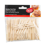 Tablecraft 3.5" Bamboo Fork Picks (BAMF35) Tablecraft