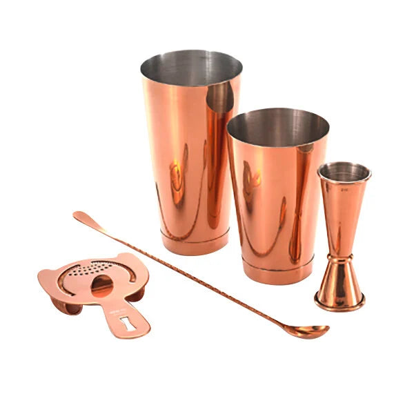 Barfly 5-Piece Copper-Plated Bar Set | Mercer Culinary M37101CP