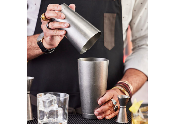 Winco BS-15 15 oz Bar Shaker Cup, Crafted Steel Winco