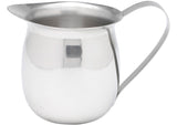 Winco BCS-5 5 oz Stainless Steel Bell Creamer with Handle