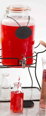 Tablecraft BDG2000 2.5 Gallon Rustic Beverage Dispenser