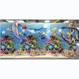 Beistle Undersea Backdrop 4x30 Feet | Under the Sea Wall Decor