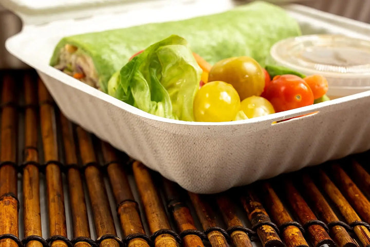 Greenwave OV-B088 8X8 Ovation Compostable Carryout Container Greenwave
