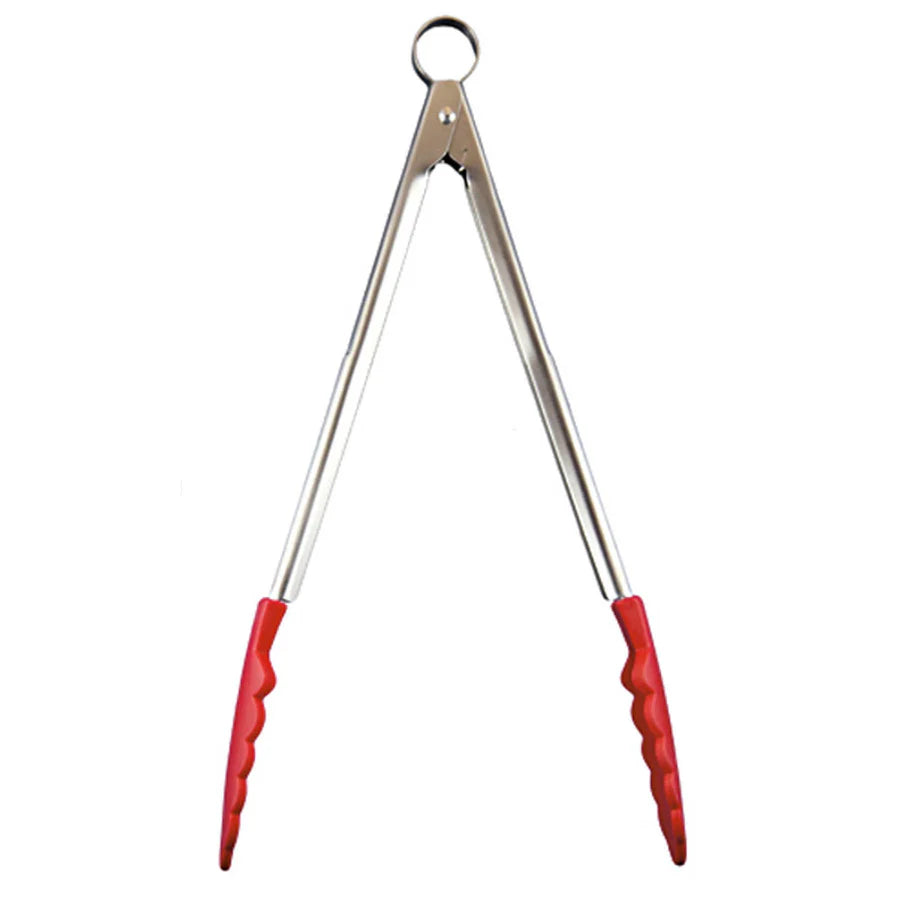 Cuisipro 12 Inch Silicone Locking Tongs Red | Browne 74708705