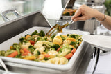 Browne 13 Inch Slotted Square Serving Spoon Stainless Steel