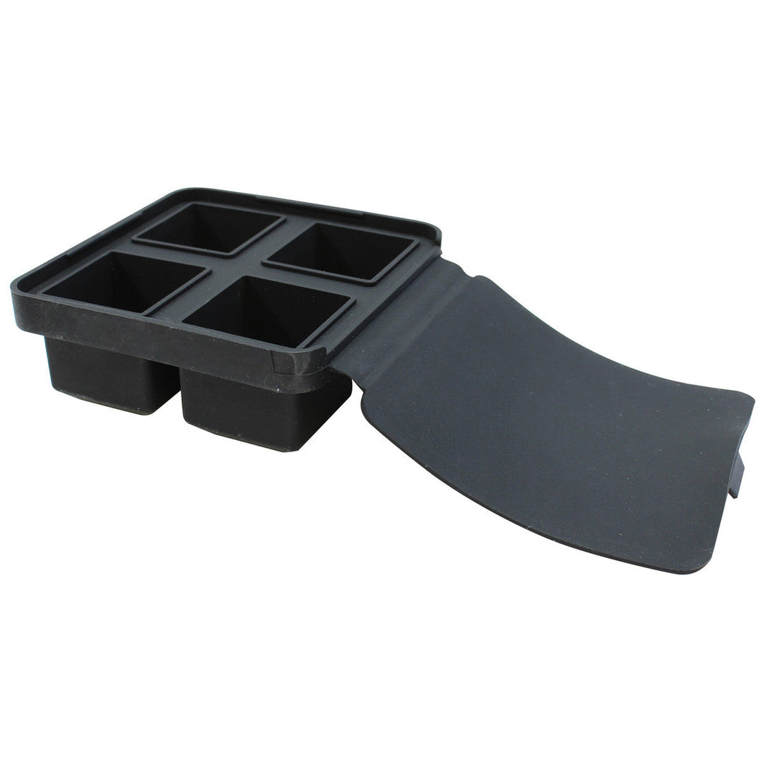 Tablecraft BSCT2 1.75" 4-Section Silicone Ice Cube Tray Tablecraft