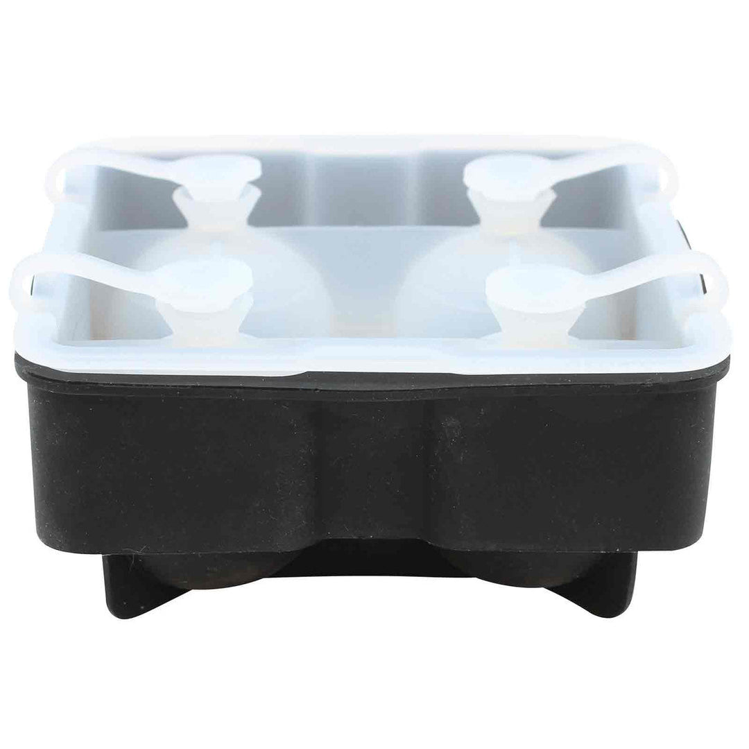 Tablecraft BSRT2 2" 4-Section Silicone Ice Sphere Tray