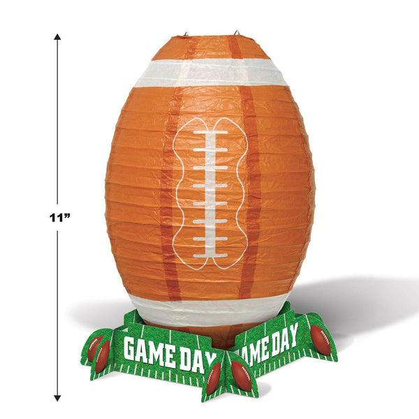 Beistle 59973 11" Game Day Football Lantern Centerpiece
