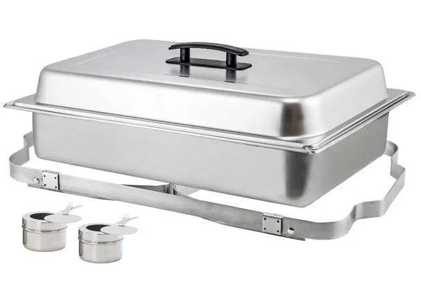 Winco C-4080 Economy 8 Qt Chafer SS Fold Frame