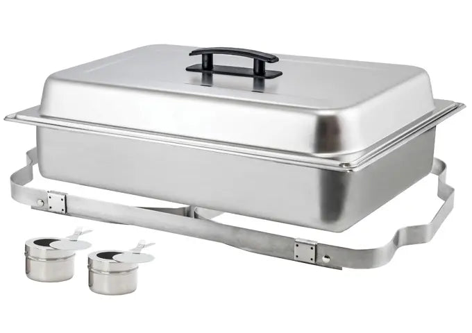 Winco C-4080 Economy 8 Qt Chafer SS Fold Frame Winco