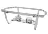 Winco C-4080 Economy 8 Qt Chafer SS Fold Frame