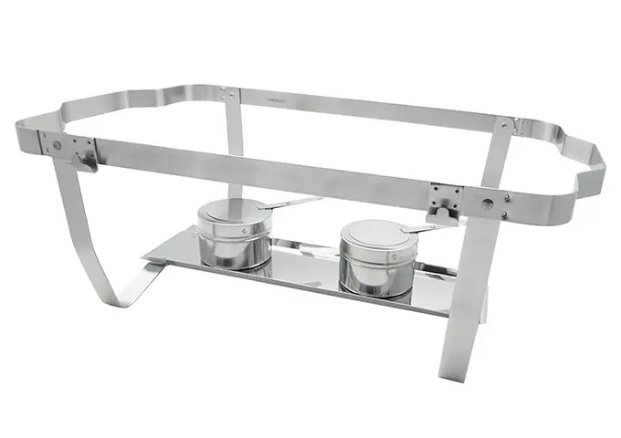 Winco C-4080 Economy 8 Qt Chafer SS Fold Frame Winco