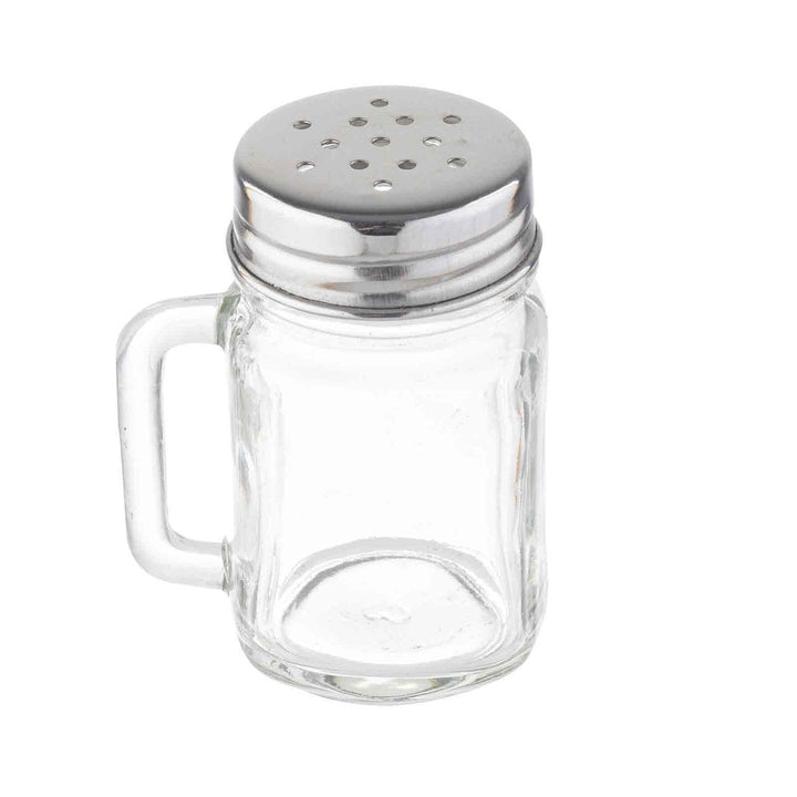 Tablecraft C170-12 Mason Salt & Pepper Shaker with Stainless Steel Top 12/Pack Tablecraft