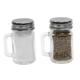 Tablecraft C170-12 Mason Salt & Pepper Shaker with Stainless Steel Top 12/Pack