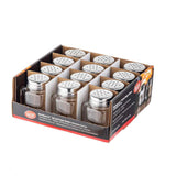 Tablecraft C170-12 Mason Salt & Pepper Shaker with Stainless Steel Top 12/Pack